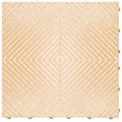 Swisstrax Mocha Java Ribtrax Smooth Pro Garage Floor Tiles (6 Pack)