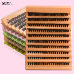 200 Cluster EyeLashes Extensions with tool 10 Row DIY Eyelashes Kit Premade Volume 20D/50D Fake Eyelashes Makeup Faux Clis