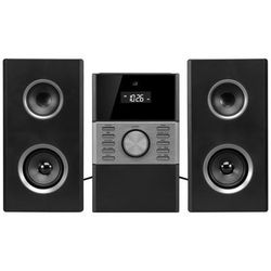 Gpx Hc425B 2-Channel Stereo Home Music System With Am/fm Radio, 9-1/2"h X 7-1/8"w X 5-15/16"d