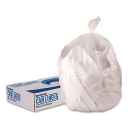 Boardwalk Low-Density Waste Can Liners, 16 gal, 0.5 mil, 24 x 32, Clear, Perforated Roll, 500/Carton (BWK243205CL)