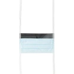 Medline ASTM Level 1 Anti-Fog Surgical Mask with Eye Shield with Ties, 100/CS (NON27405)