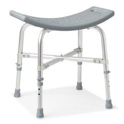 Medline Bariatric Shower Chair without Back, 550 lb. Capacity, 1 EA (G2-202BX1)