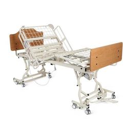 Medline 4-Motor Full-Electric High-Low Hospital Bed with Locking System, 34.5" Wide, 1 EA (FCE1385B)