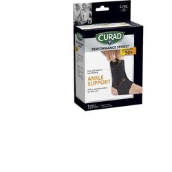 Curad Neoprene Open Heel Ankle Support, Seniors, Size L/XL, 1 EA (CURSR27200LDH)