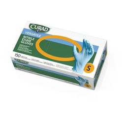 Curad Textured Nitrile Exam Gloves, Size S, 1500/CS (CUR9314)