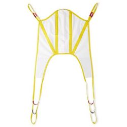 Medline Disposable 2-Point U-Shaped Patient Sling with Head Support, 700 lb. Capacity, Medium, 10/CS (MDS2PTDHBM)