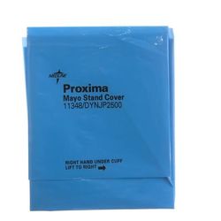 Medline Disposable Mayo Stand Cover, Polyethylene, Blue, 24" Wide, 100/CS (11348CS)