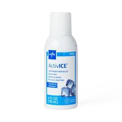 Medline ActivICE Topical Pain Reliever, 4 oz. Spray, 24/CS (MDSAICESPRY)