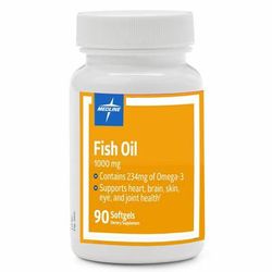 Medline Fish Oil Softgel, 1,000 mg, 90/Bottle, 1 BT (OTCM00019H)