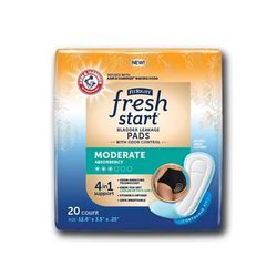 Fitright Fresh Start Urinary and Postpartum Incontinence Pads for Women, 12.6" x 3.5", 80/CS (AHBCP08)