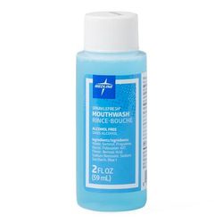 Medline Sparkle Fresh Alcohol-Free Mouthwash, 2 oz., 96/CS (CTR000412)