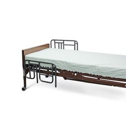 Medline Spring-Loaded Universal Clamp-On Half Rail for Home Care Beds (excluding Bariatric), 1 PR (MDS89698N)