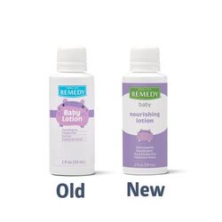 Remedy Baby Nourishing Lotion, Powder Scent, 2 oz., 96/CS (MSC095007)