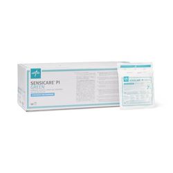 Medline SensiCare PI Green Powder-Free Surgical Gloves, Size 7.5, 200/CS (MSG9275)