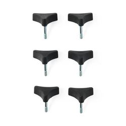 Medline Triangular Hand Knobs for Super-Light Rollator, 4/ST (MDS86825SLKB)