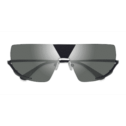 Unisex s square Black Metal,Plastic Prescription sunglasses - Eyebuydirect s Karras