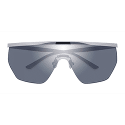 Unisex s geometric Silver Metal,Plastic Prescription sunglasses - Eyebuydirect s Murray