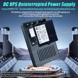 UPS 5V 9V 12V Uninterruptible Power Supply Mini Portable Multipurpose Mini EU UPS Battery Backup For Wifi IP Camera Router Phone