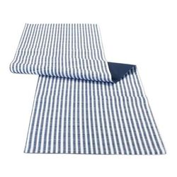 Table Runner 70"L x 15"W Polyester by Melrose in Blue/white
