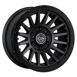 ICON Vehicle Dynamics Wheel Aluminum Satin Black, Lifetime Limited Warranty - 2-year Poweder Coat Finish ICNWH23617855557SB