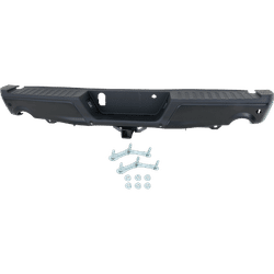 ReplaceXL Bumper Steel Painted Black, Rear, 1-year unlimited-mileage warranty RF76090004