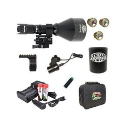Wicked Hunting Lights W404iC LED Deluxe Night Hunting Light Kit Black W2080