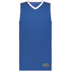 Augusta Sportswear AS6886 Athletic Match-Up Basketball Jersey T-Shirt in Royal/White size 3XL | Polyester 6886