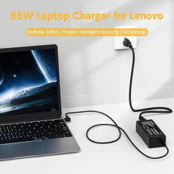 65W Laptop Charger for Lenovo Flex 5 4 6 11 14 15 Ideapad 3 5 110 130s 310 320 330 330s 510 520 530s 710s Adapte Power Supply