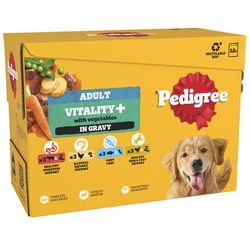 12x85g Vitality+ Multipack Pouches in Gravy Pedigree Wet Dog Food