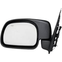 JC Whitney Mirror Textured Black, Driver Side, 1-year limited warranty JFD190EL