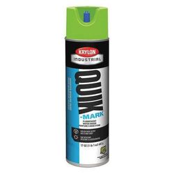 Krylon Quik Mark Inverted Water Based Marking Paints (Carton of 12) Fluorescent Safety Green