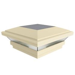 RDI Crossover Post Caps Contemporary Solar - 4 Inch x 4 Inch - Sand