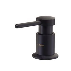 Krowne 19-420B Deck Mount Manual Liquid Soap Dispenser - Matte Black