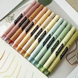 TEMU 12pcs Vintage Gel Highlighters, For All Papers Highlighter For Journaling