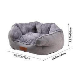 TEMU Small Dog Bed Washable - Large Cat Beds For Indoor Cats And Puppy, Bed Sofa For Medium Dogs With Slip-resistant Bottom, Gift For Small Dogs And Cats