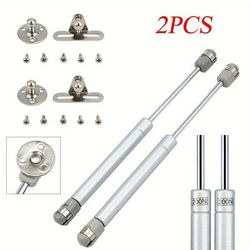 TEMU 2x 200n Gas Strut Lid Support Stay Bar Kitchen Cabinet Cupboard Box Spring Hinge