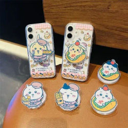 Korea INS Cute Cartoon Jiyi-kawa Magnetic Socket Pop Griptok Grip Tok Airbag Bracket for Magsafe Expandable Mobile Phone Holder