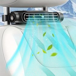 TEMU Hotu Usb-powered Car Seat Cooling Fan - Adjustable Wind Speed, Portable Backseat Cooler For Suvs, Sedans, Rvs & Trucks - Instant From Hot Seats, Air , No Battery Required, Cooler Portable
