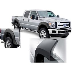 Bushwacker Fender Flares Plastic Black Extend-A-Fender Series, Front & Rear, Driver Passenger Side, Lifetime limited warranty 20902-01