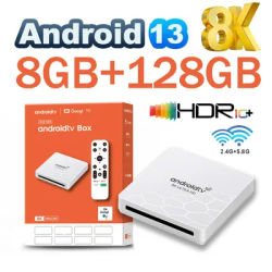 Q96 OHP 8K TV Box Android 13.0 Hisilicon3798M Quad Core 8K 4K HDR 4G 5G Dual WiFi 8GB 128GB OTA Smart TV Box Media Player iptv