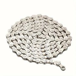 TEMU Vxm Bike Chain Link - 116 Sections, Fits 6/7/8 , Steel, Compatible With Mountain & Road Bikes