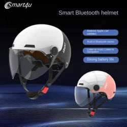 Casque de moto intelligent avec haut-parleur Bluetooth, demi-casques, scooter, moto, puzzle