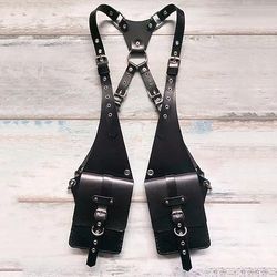 Retrò Vintage Punk Gotico Rinascimento Mascherata Borsa Rivetto Costume Per uomo Stile Steampunk Halloween Carnevale Mascherata Halloween Performance Mascherata Adulti Borsa