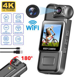 128G HD 1080P WiFi Mini Camera Portable Digital Video Recorder Color Screen Wearable Camera Night Vision Cam Mini Bike Camcorder
