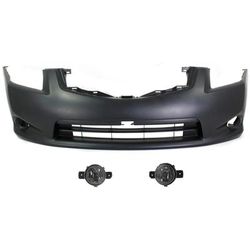 Replacement Bumper Cover Primed, Front, 1-year unlimited-mileage warranty KIT-BCFL-0853