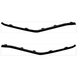Replacement Bumper Trim Primed, Front, Driver & Passenger Side, 1-year unlimited-mileage warranty SET-RH01610017