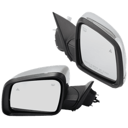 JC Whitney Mirror Chrome, Driver & Passenger Side, 1-year limited warranty SET-JDG123CR-S