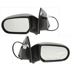JC Whitney Mirror Textured Black, Driver & Passenger Side, 1-year limited warranty SET-JFD64ER