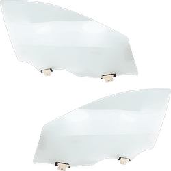 JC Whitney Door Glass, Front, Driver & Passenger Side, 1-year unlimited-mileage warranty SET-JRD48010025