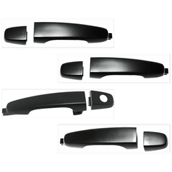 Replacement Exterior Door Handle Plastic Primed, Front & Rear, Driver Passenger Side, SET-REPP462111-B